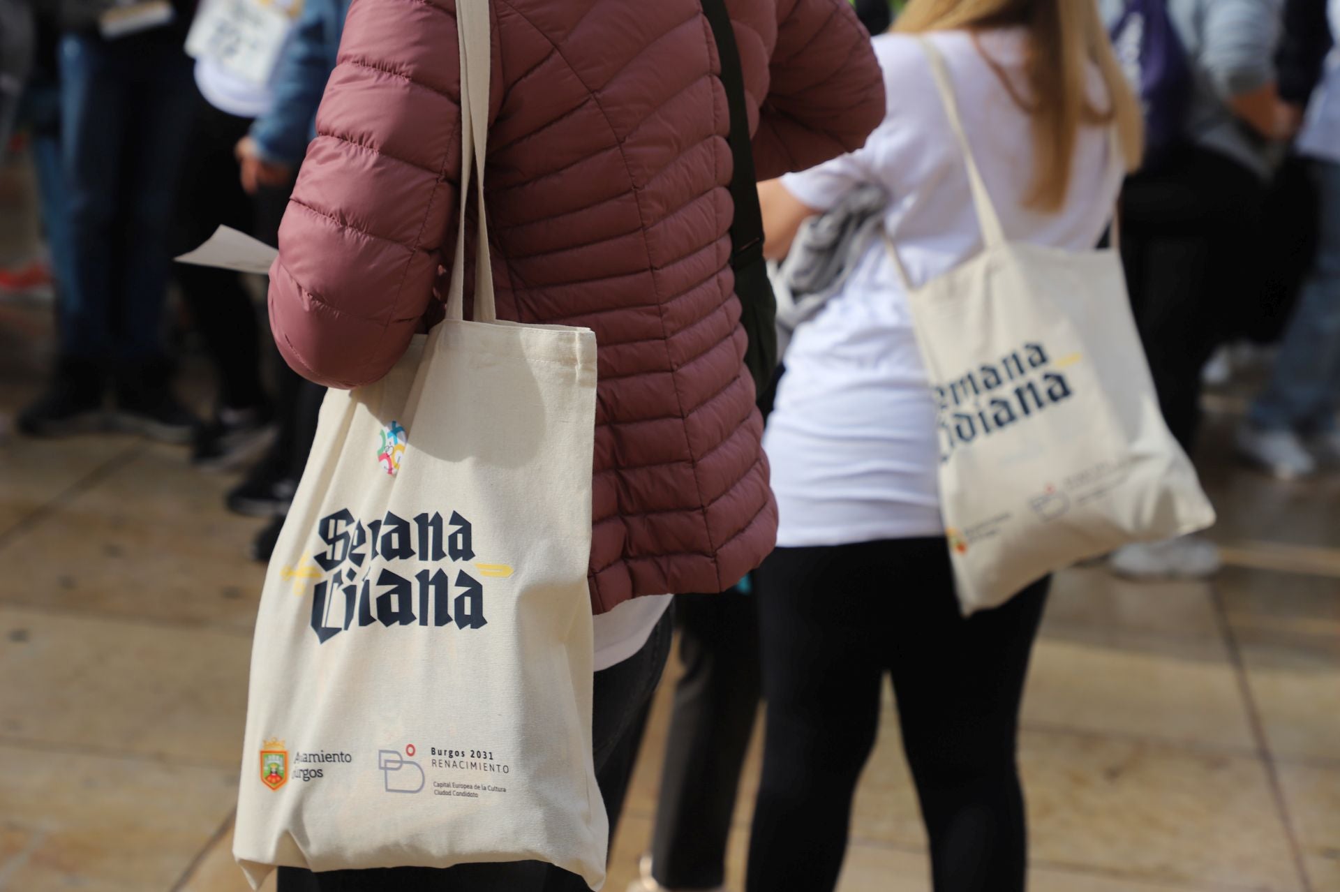 La I Marcha Cidiana celebrada en Burgos, en imágenes