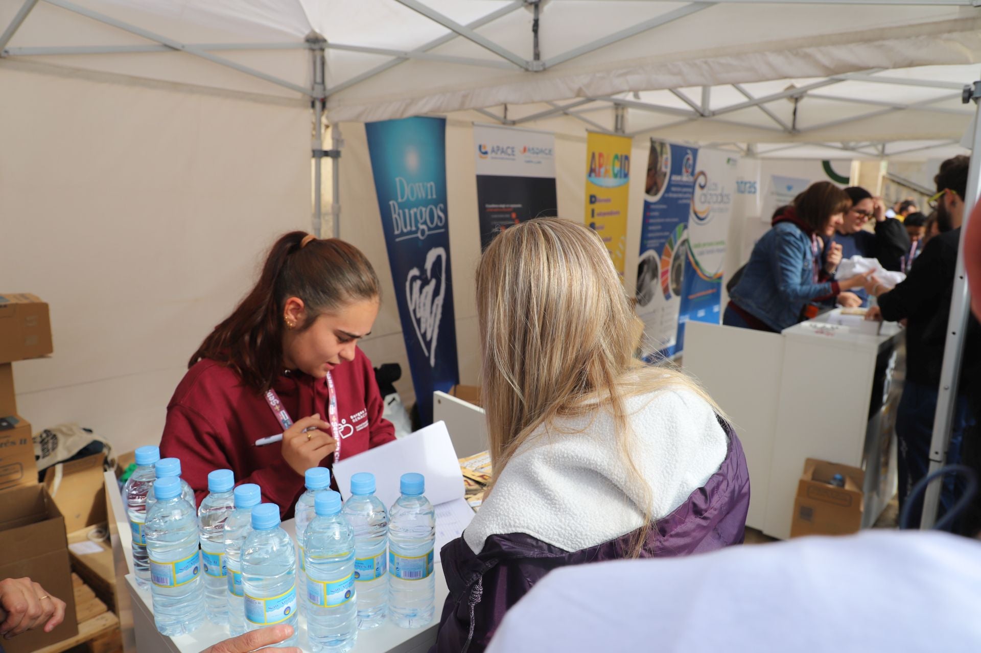 La I Marcha Cidiana celebrada en Burgos, en imágenes