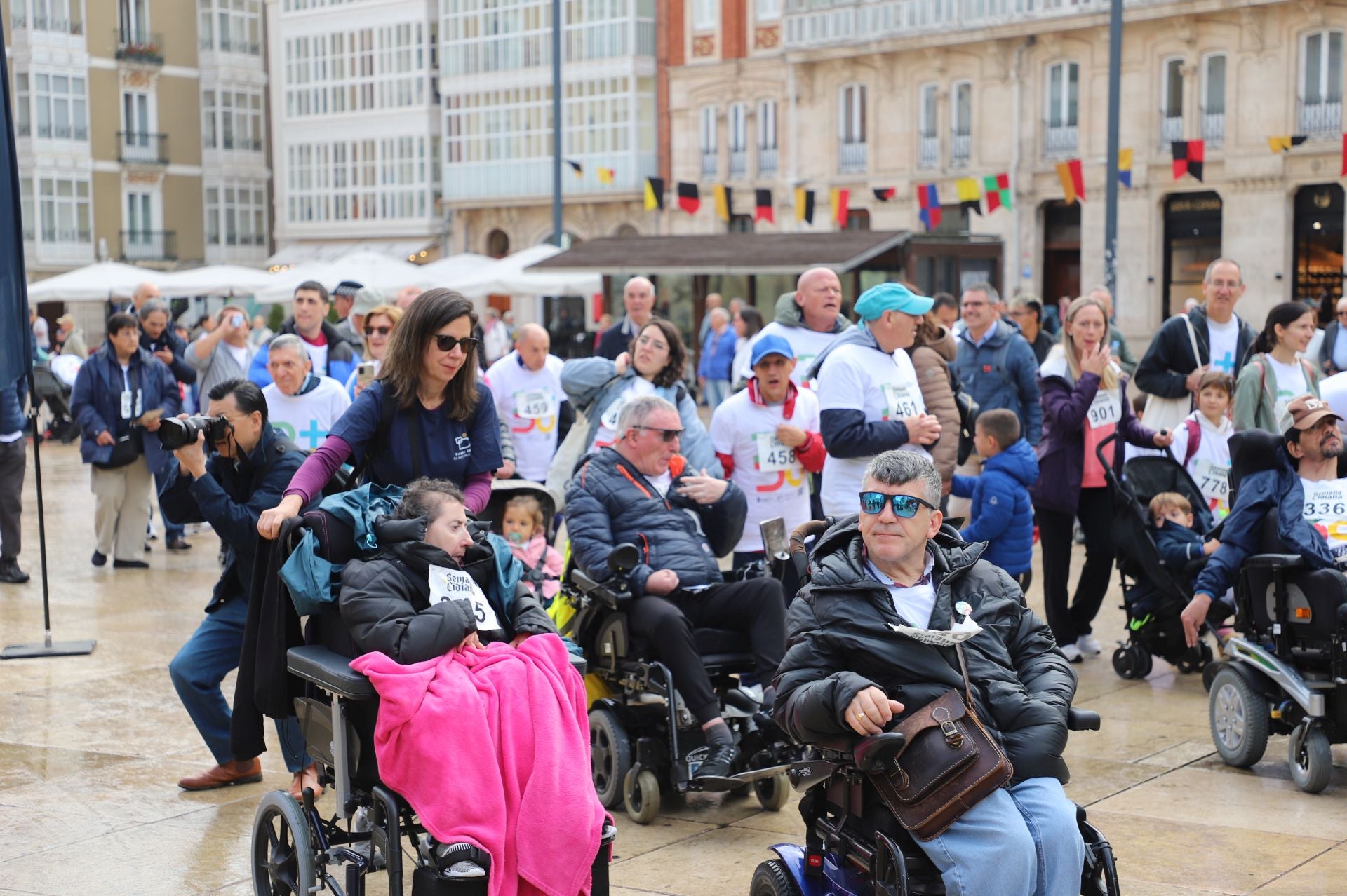 La I Marcha Cidiana celebrada en Burgos, en imágenes