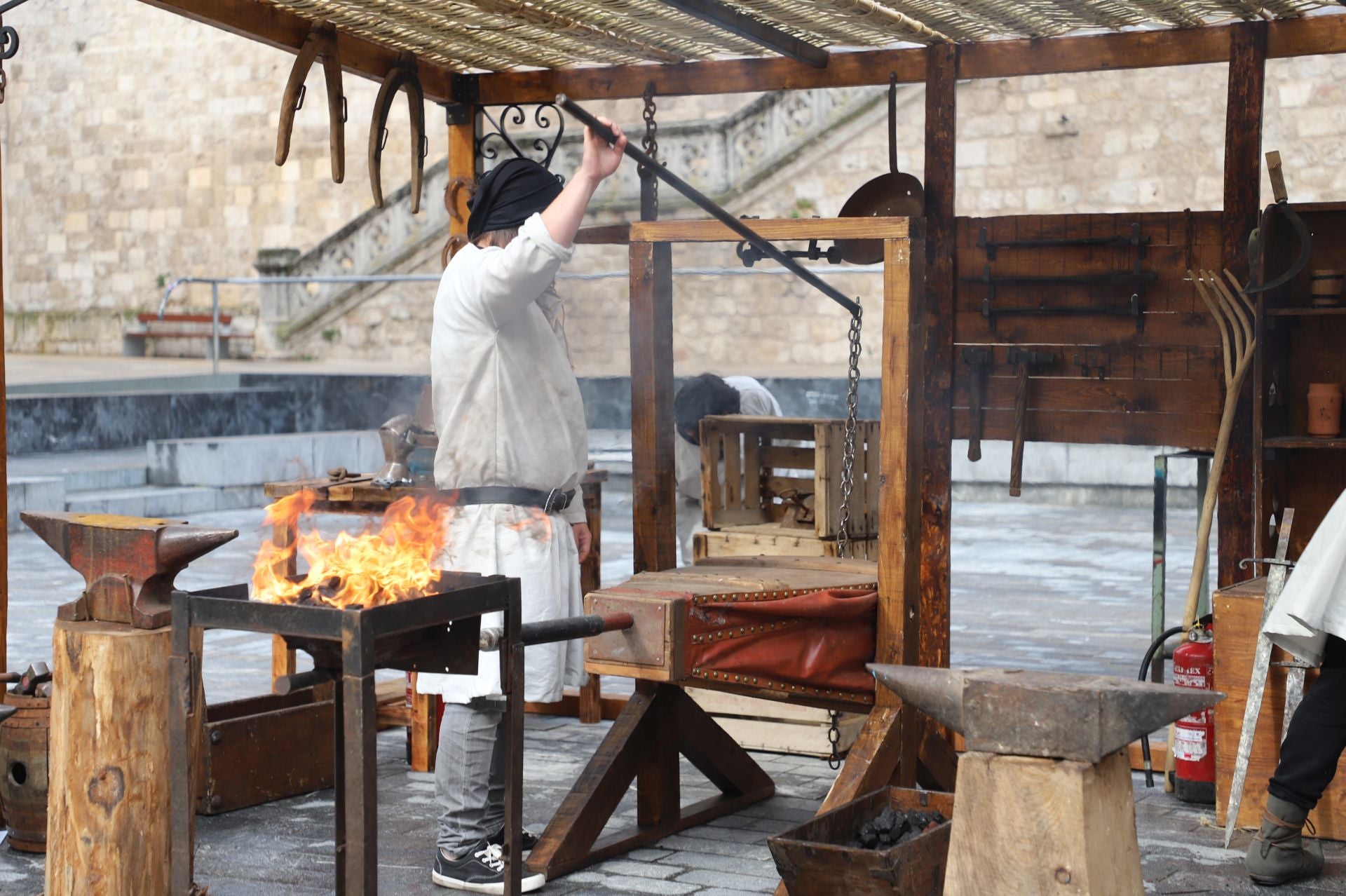 La forja de las espadas del Cid, en imágenes