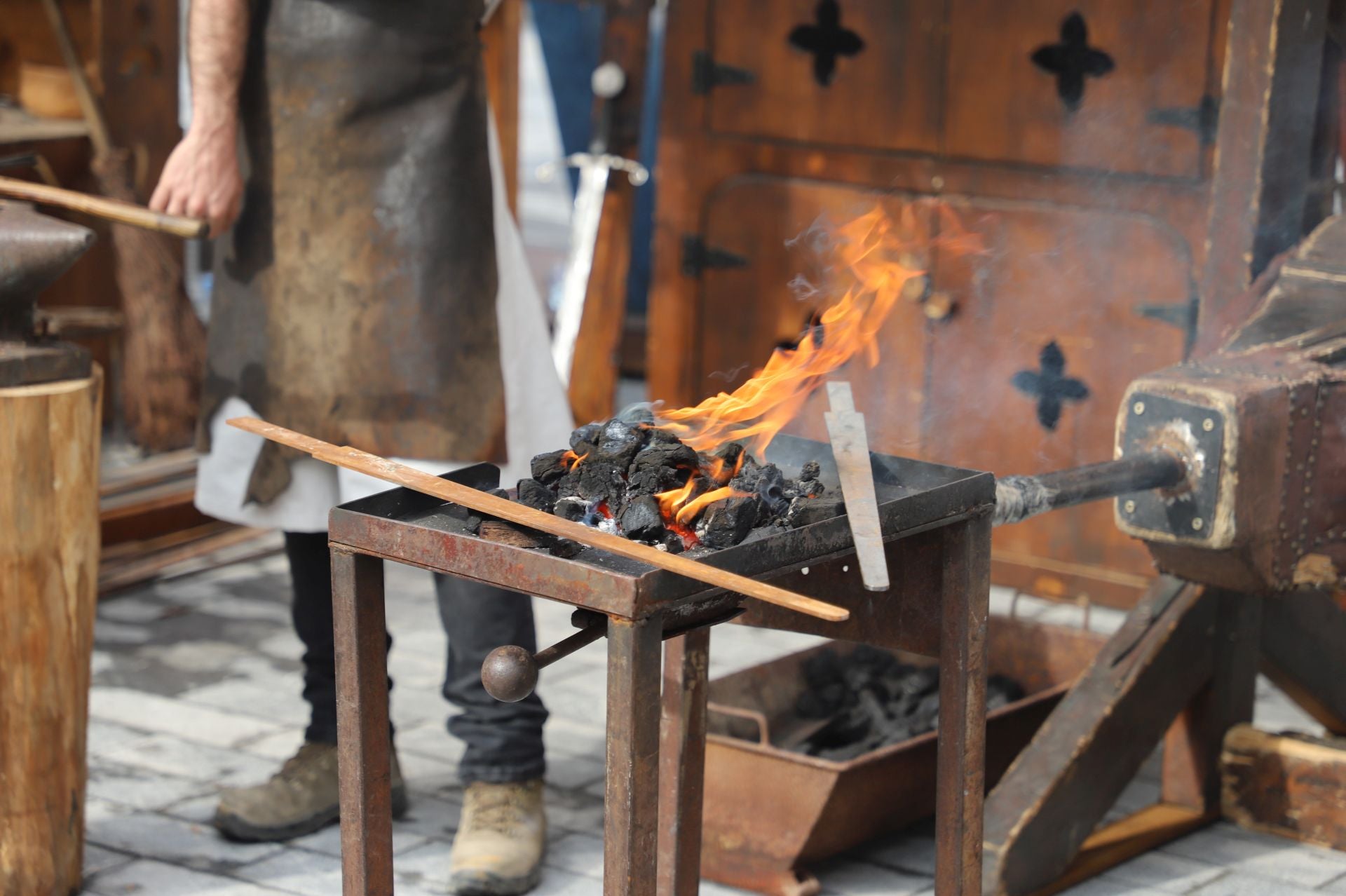 La forja de las espadas del Cid, en imágenes