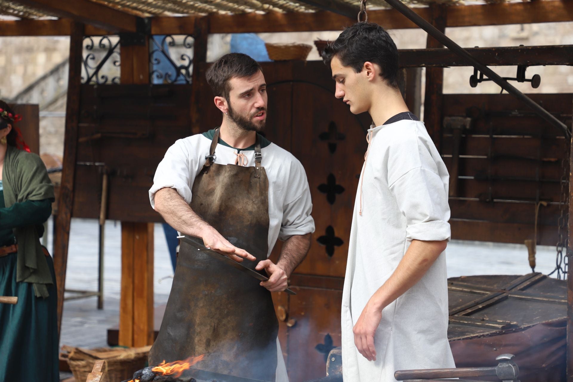 La forja de las espadas del Cid, en imágenes