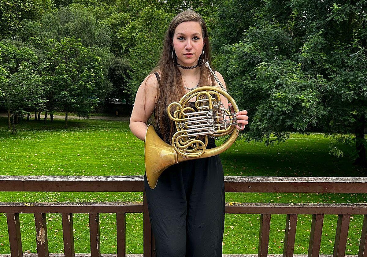 La trompista Lucía Moya.