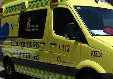 Herida al caerse de la moto en una carretera secundaria de Burgos