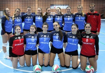 Resurge el voleibol femenino en Burgos y conquista los Juegos Escolares