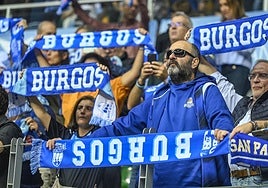Afición del San Pablo Burgos en el Coliseum
