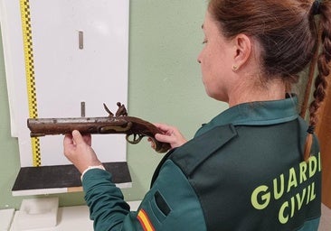Fusil del siglo XIX por correo: investigada una mujer en Burgos por enviar un arma histórica y operativa