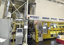 Imagen de archivo del interior de la fábrica de Benteler Burgos.