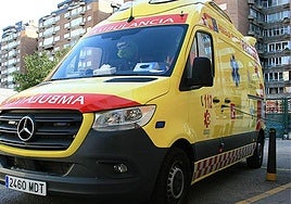 Imagen de archivo de una ambulancia del Sacyl.
