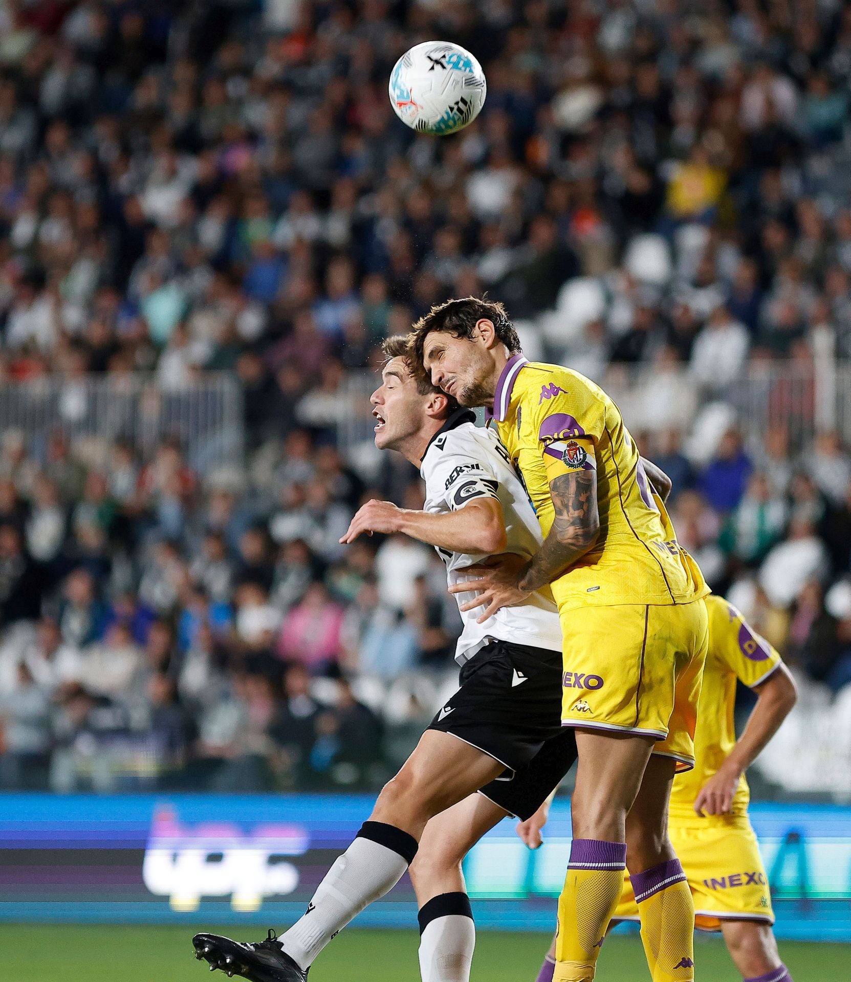 El derbi entre el Burgos CF y el Real Valladolid, en imágenes