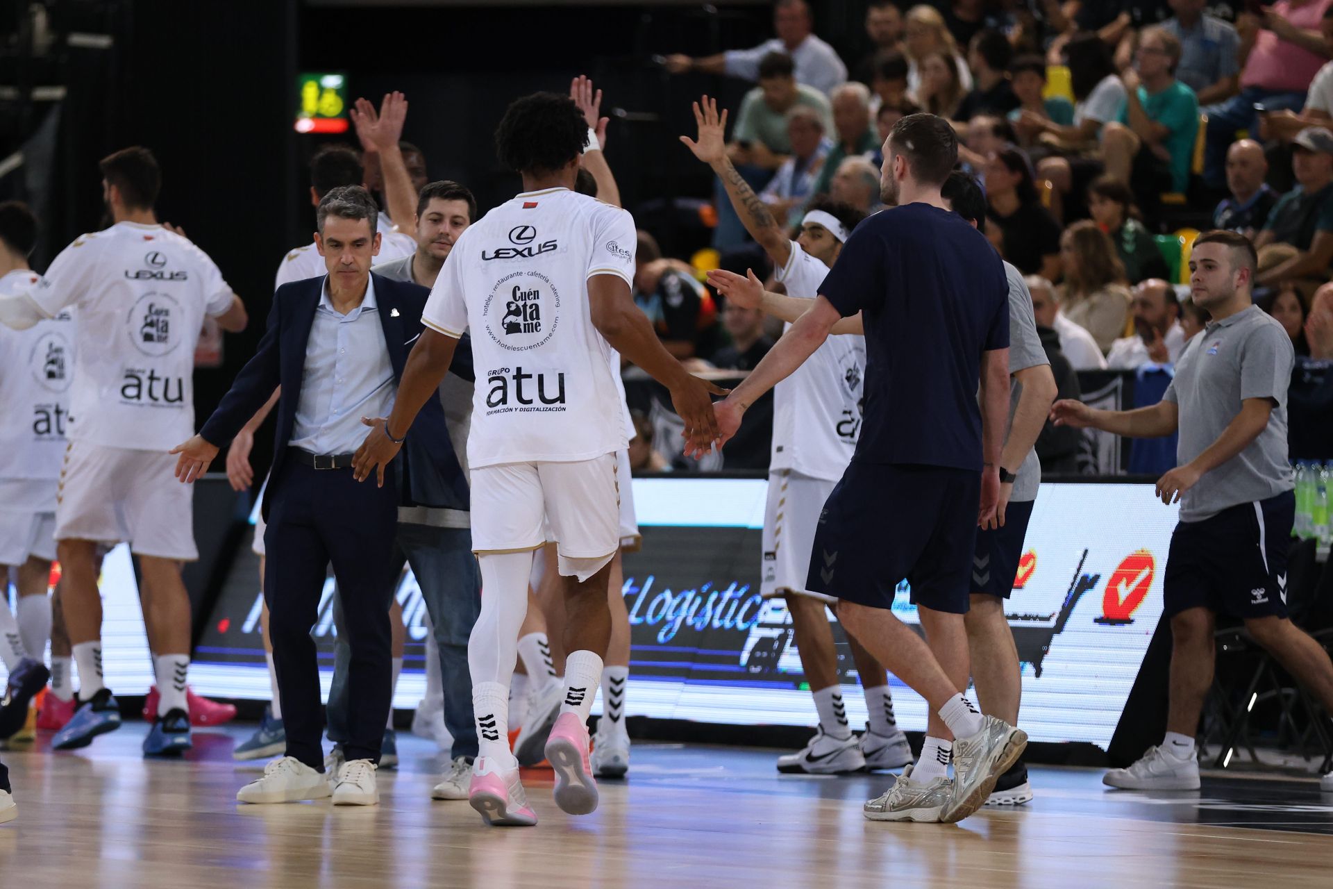 El encuentro del San Pablo Burgos frente al Bilbao Basket, en imágenes