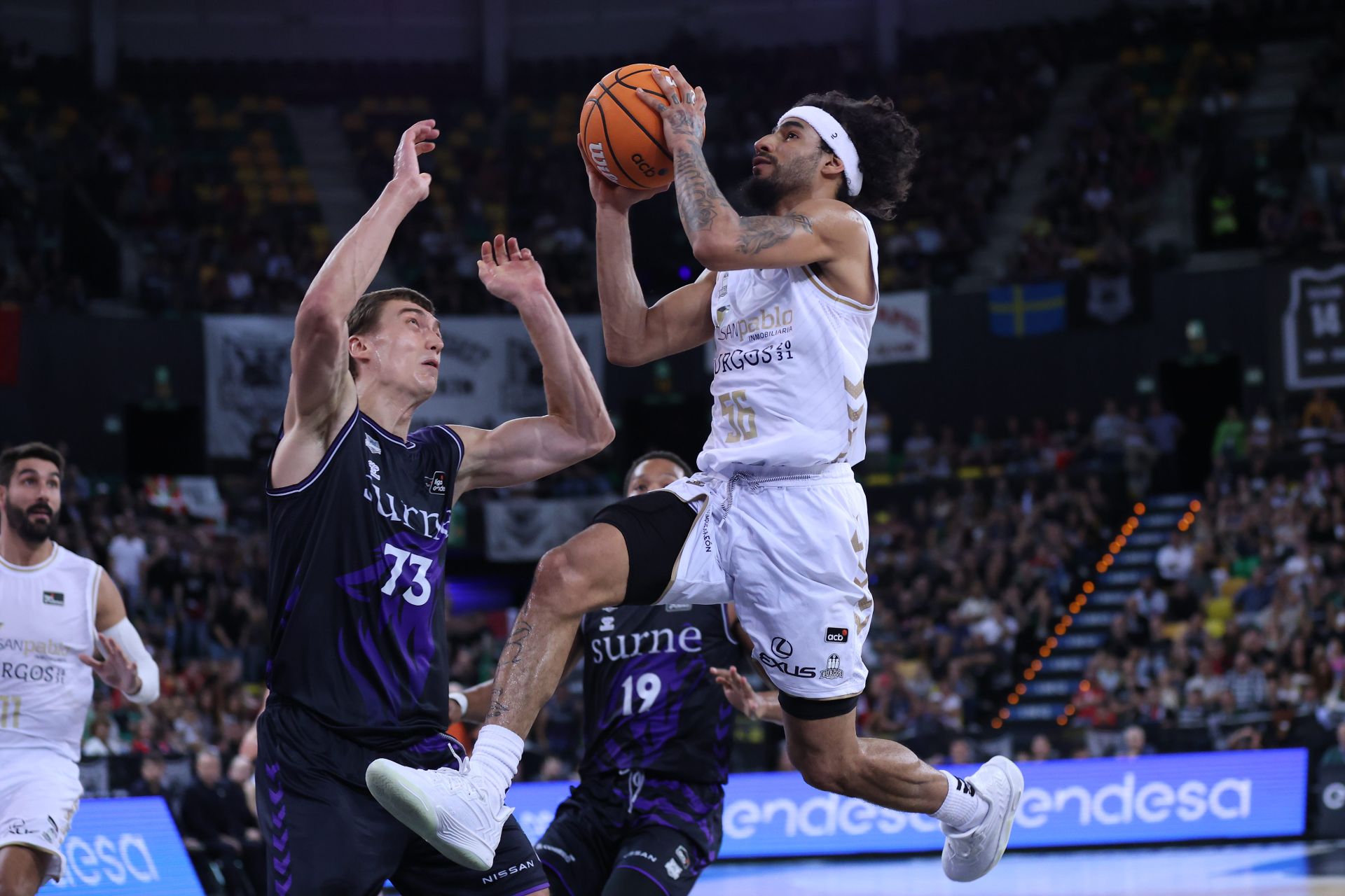 El encuentro del San Pablo Burgos frente al Bilbao Basket, en imágenes
