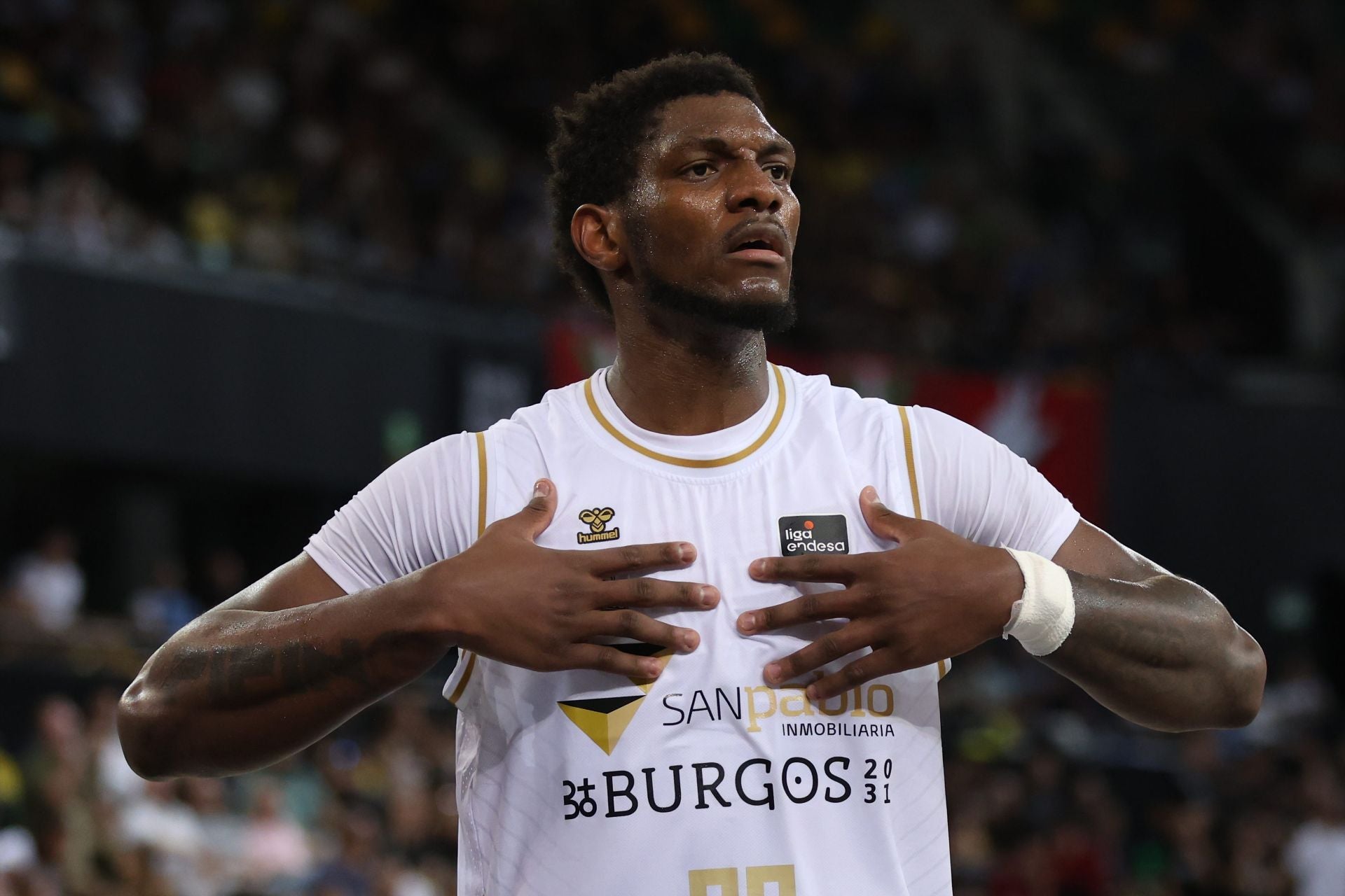 El encuentro del San Pablo Burgos frente al Bilbao Basket, en imágenes