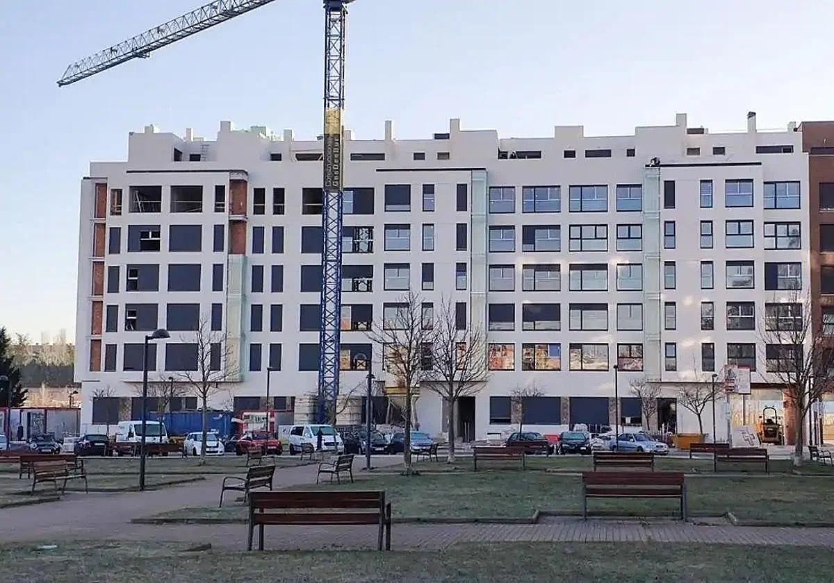 Edificio en construcción.