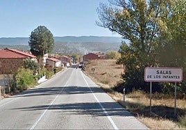 Entrada a Salas de los Infantes por la N-234.
