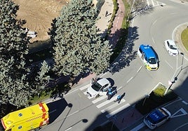 Imagen de archivo de otro atropello en la calle Santa Bárbara