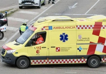 Dos heridos tras la salida de vía de un coche en Burgos