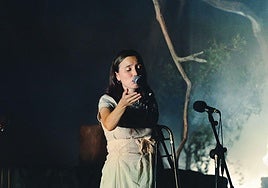 Rita Payés durante un concierto.