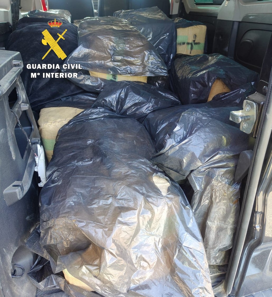 Golpe al tráfico de hachís en Burgos