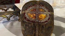 El cráneo de la santa.