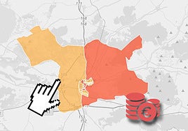 El mapa de las rentas de Aranda de Duero, calle a calle