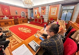 Como anunció el PP, se ha ausentado este miércoles.