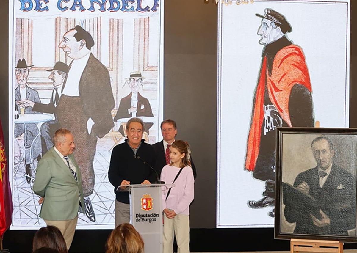 Imagen secundaria 1 - Burgos recibe un retrato histórico de Don Gonzalo Díez de la Lastra