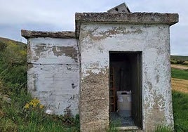 Depósito de Miñón en la actualidad.