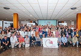 Foto de familia de las X Jornadas abiertas de los Geoparques españoles.