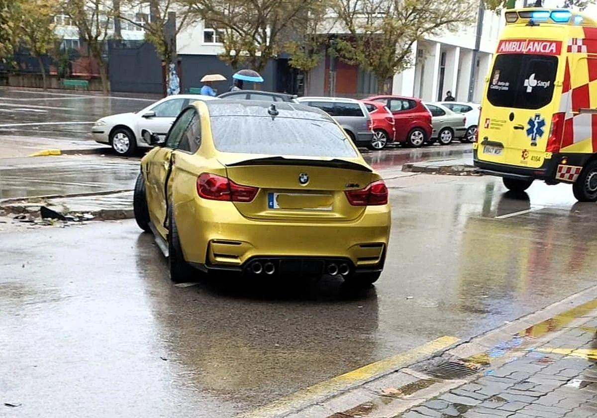 magen del lugar del accidente con los servicios sanitarios ya en el lugar