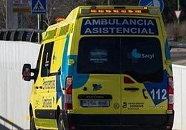 Imagen de archivo de una ambulancia del Sacyl.