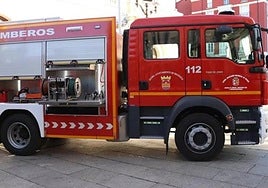 Imagen de archivo de un camión de los bomberos voluntarios de la Diputación.