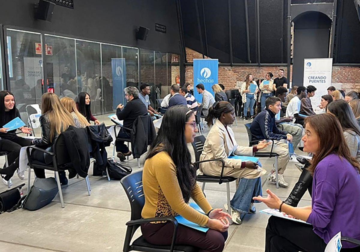 'Speed Job Dating' celebrado este martes en la Estación de la Ciencia y la Tecnología.