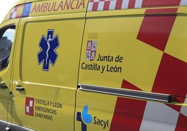 Herido un motorista tras chocar contra una furgoneta en Burgos