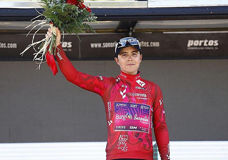 El madrileño ganó el maillot de la montaña en la Vuelta a Burgos.