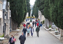 Cementerio de Burgos el jueves 30 de octubre.