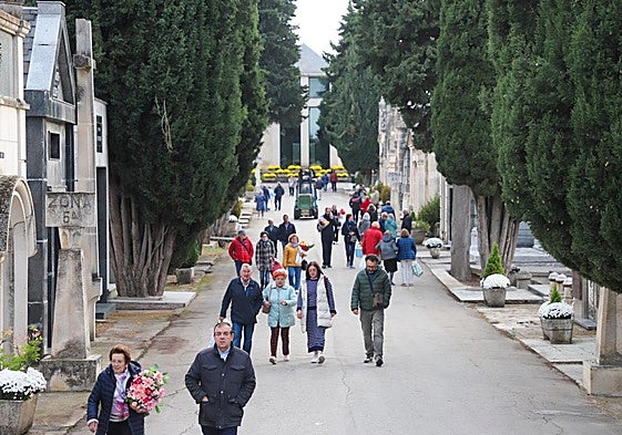 Cementerio de Burgos el jueves 30 de octubre.