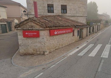 Asaltan de madrugada la sucursal del Banco Santander de Cardeñadijo