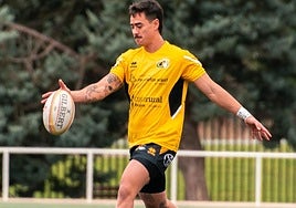 Imagen del entrenamiento de los jugadores del Recoletas Burgos Caja Rural.