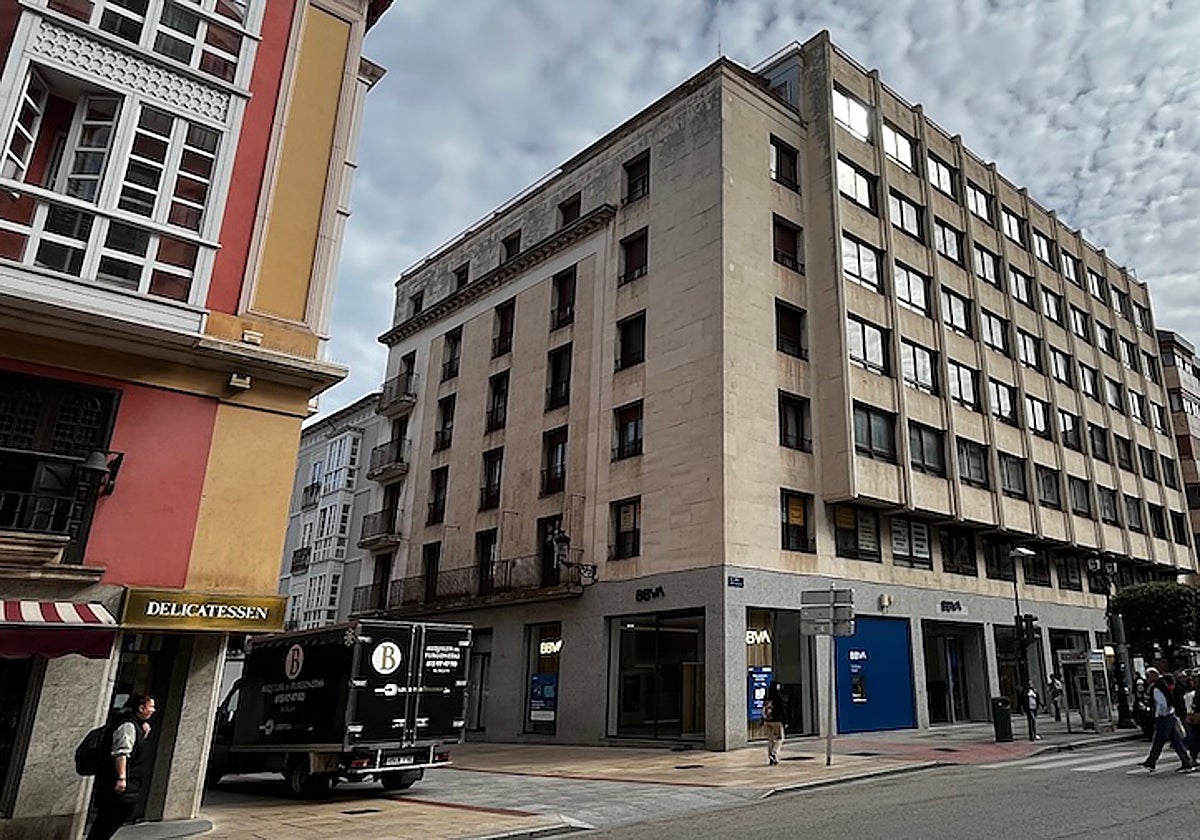 Edificios en la calle Vitoria.