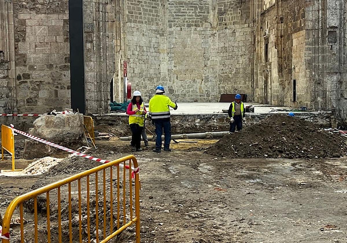 Parte de las obras que se han realizado en el Monasterio de San Juan.