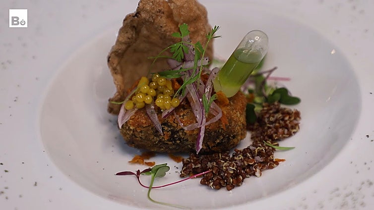 Así es la tapa ganadora del Concurso Nacional de Morcilla de Burgos