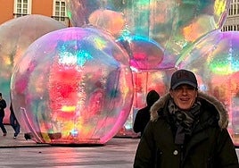 Kike García la pasada Navidad.