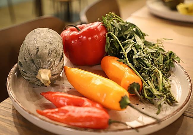 Algunos de los ingredientes peruanos usados en la cocina del local burgalés