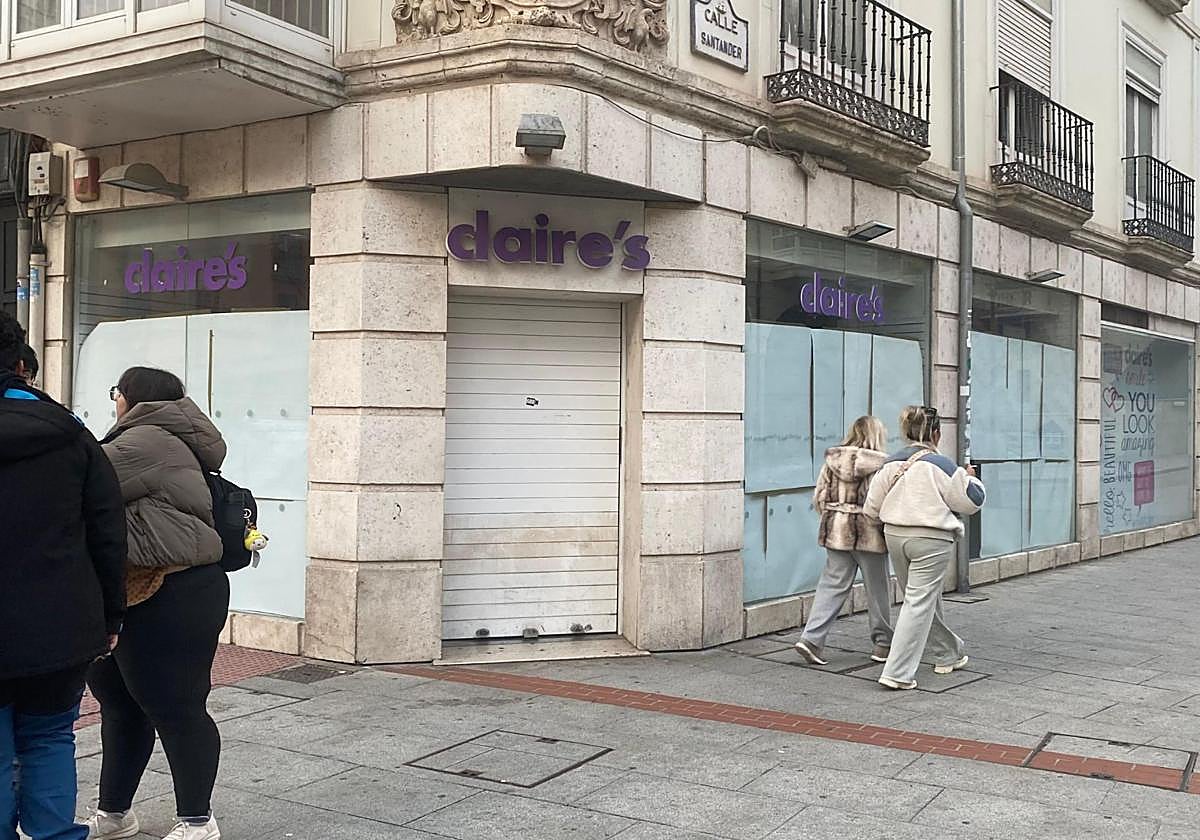 Tienda Claire's en el centro de Burgos.