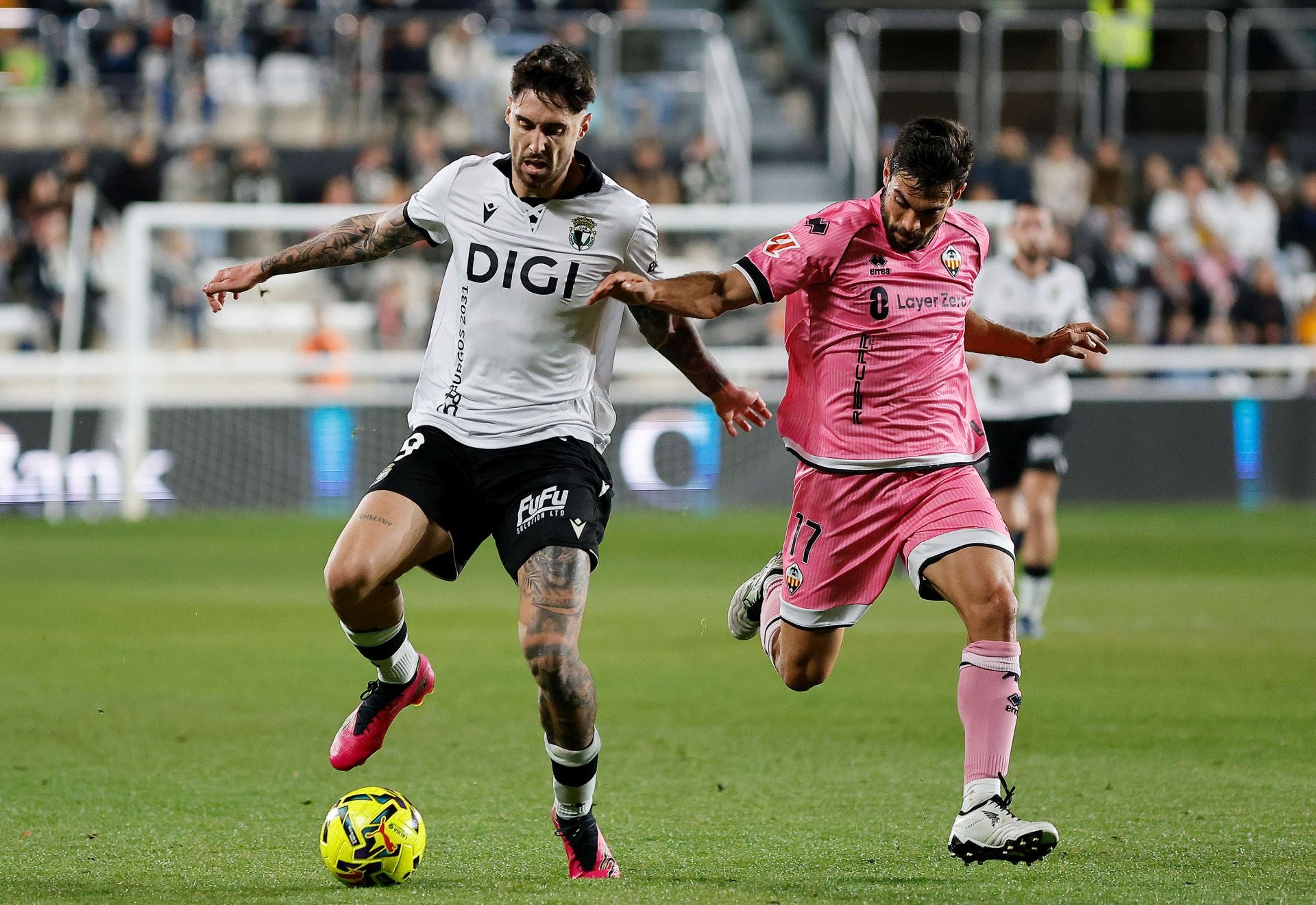 El partido entre el Burgos CF y el Castellón, en imágenes