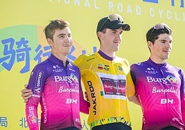 El jersey morado del Burgos Burpellet BH seguirá mostrando Burgos Origen y Destino