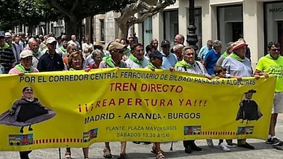 La manifestación por el Tren Directo espera una gran afluencia de público en Burgos