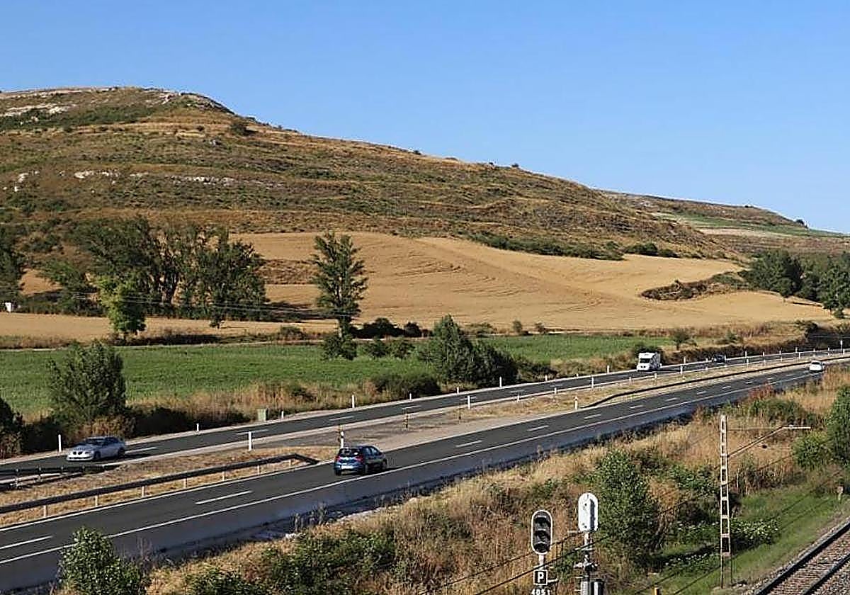 AP-1 a su paso por Quintanavides, en Burgos.