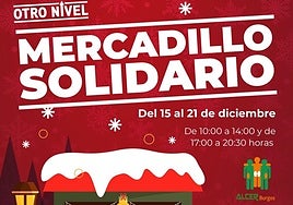 ALCER BURGOS prepara su Mercadillo Solidario Navideño